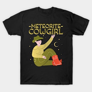 Meteorite Collector Meteorite Cowgirl Meteorite T-Shirt